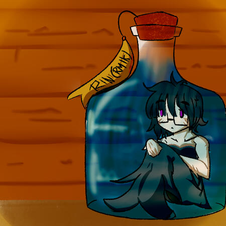 My Oc,in a bottle.